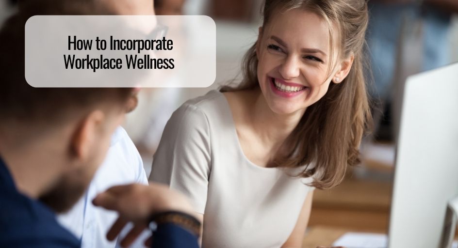 smiling woman at work